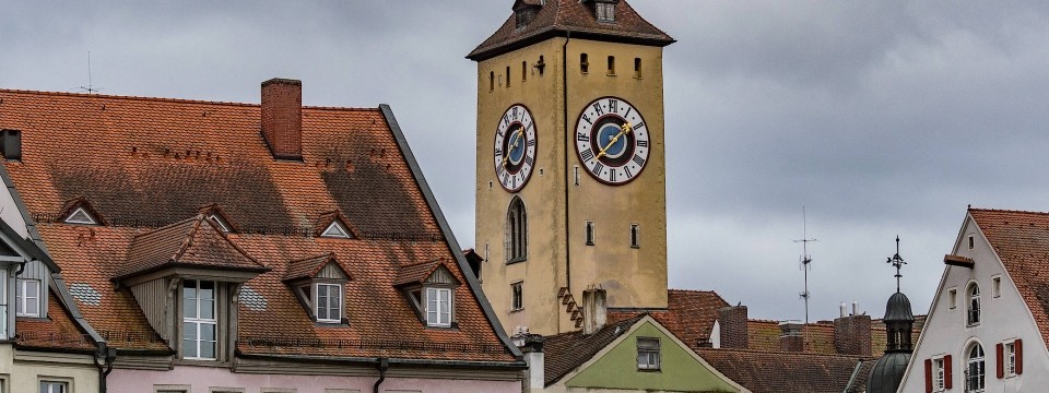 Das historische Rathaus in Regensburg